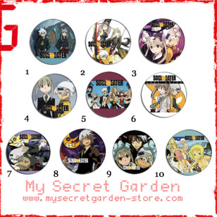 Soul Eater ソウルイーター Anime Pinback Button Badge Set 1a or 1b ( or Hair Ties / 4.4 cm Badge / Magnet / Keychain Set )